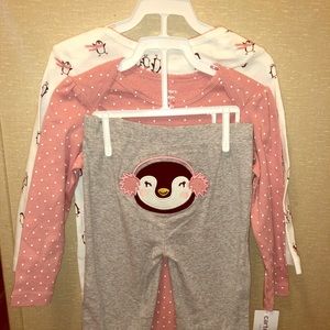 Carter’s Baby Girl 3 pc set - NWT- baby basics
